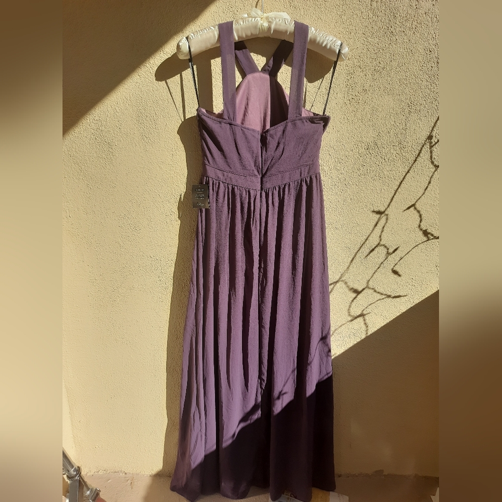 NWT Lulus - Women's Purple Maxi Dress - Large for tall growth - Picture 4 of 14